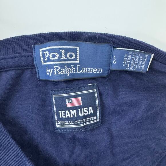 Polo Ralph Lauren Navy Team USA 2024 Summer Olympics Villagewear Tee Shirt Large - Picture 9 of 9
